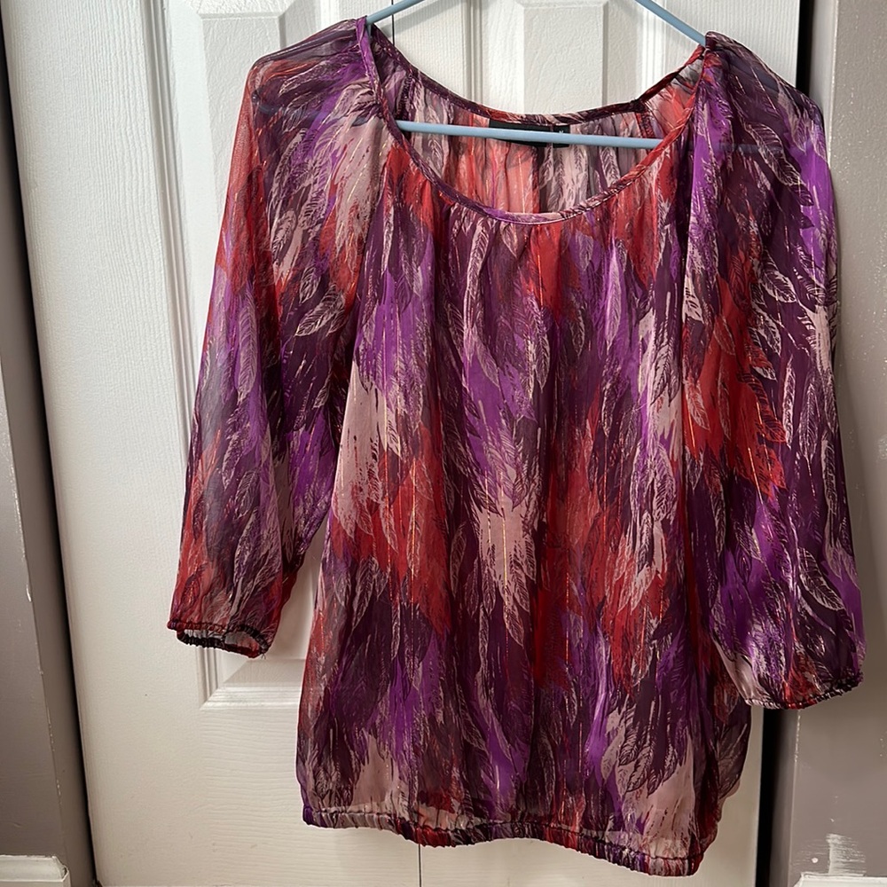 Apt 9 sheer blouse